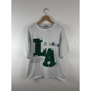 Aelfric Eden graphic t-shirt featuring a bold embroidered and stitched